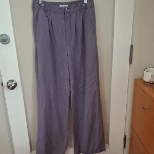 Madewell Tall The Harlow Lavender Wide Leg Pants_1